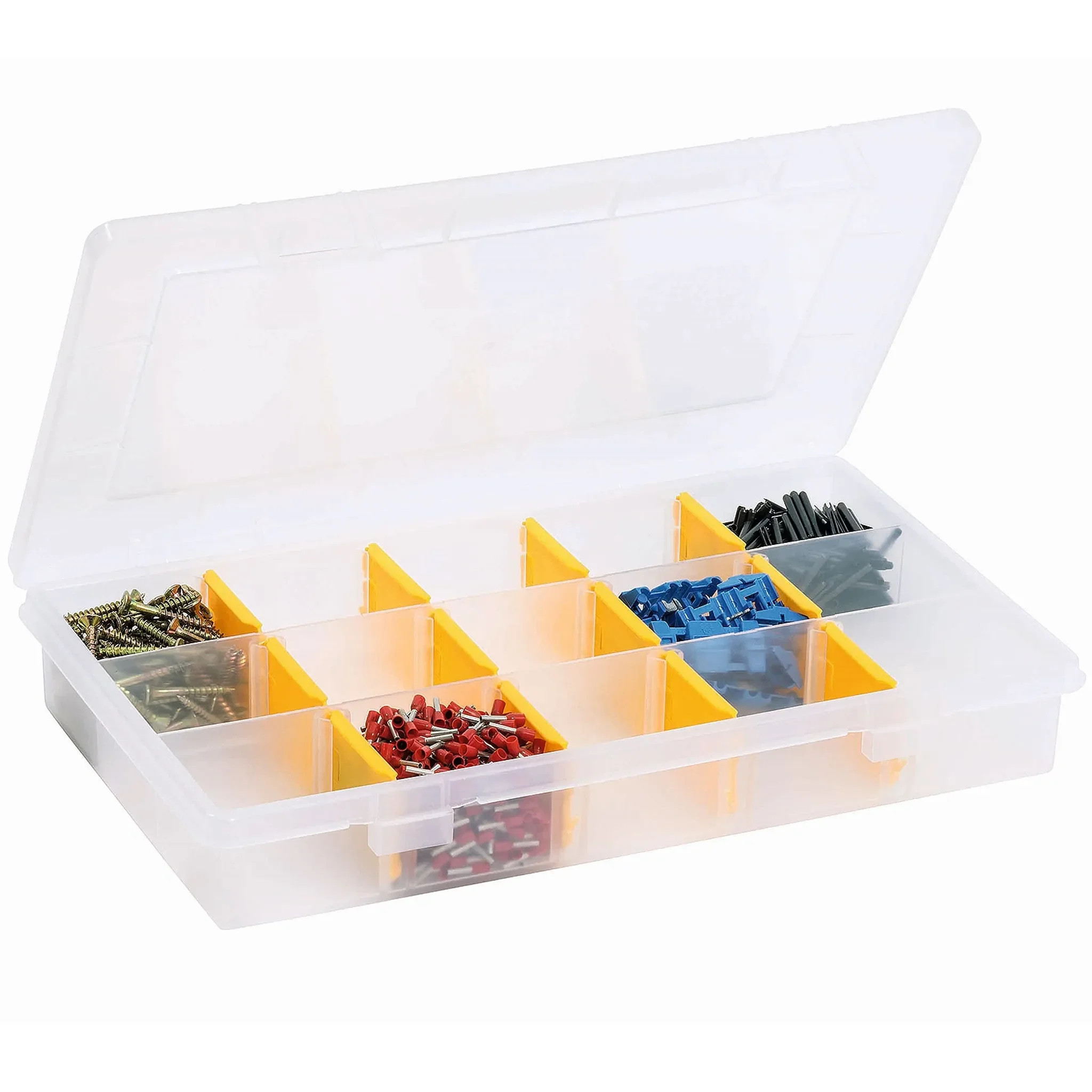 Allit Sortimentskasten EuroPlus Basic 29/3-12 – 12 Fächer, 290 × 185 × 46 mm, transparent